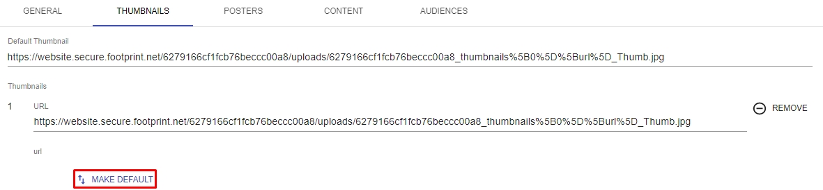 Products - Thumbnails Tab